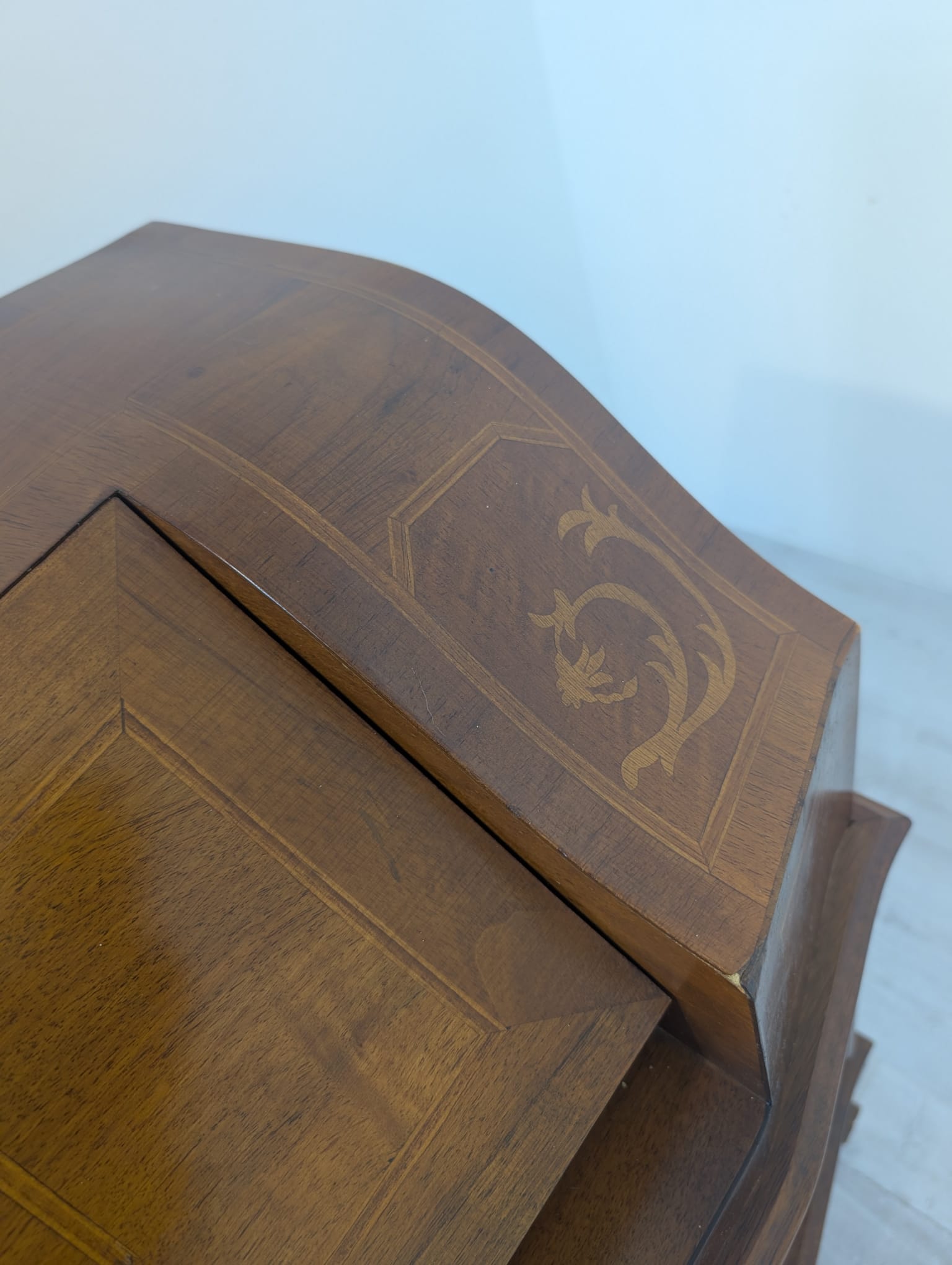 Sekretarzyk, biurko włoskie z intarsją - obrazek 19