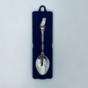 Silver-plated collector's spoon
