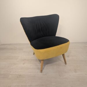Communist era vintage cocktail armchair on springs