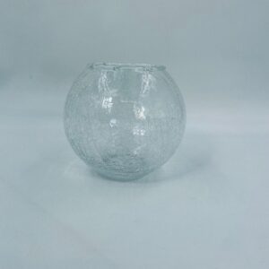 Wazon kulisty kryształowy Vintage