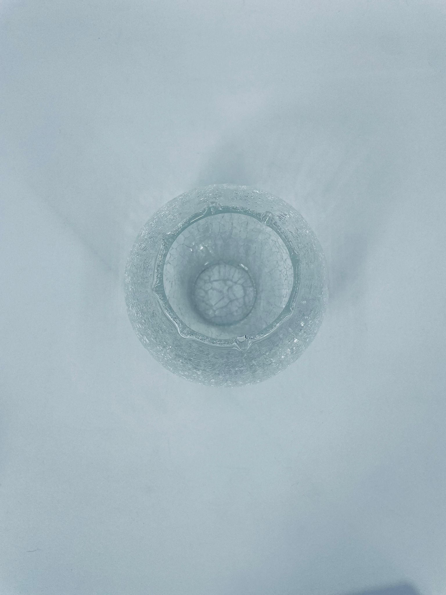 Wazon kulisty kryształowy Vintage - Image 5