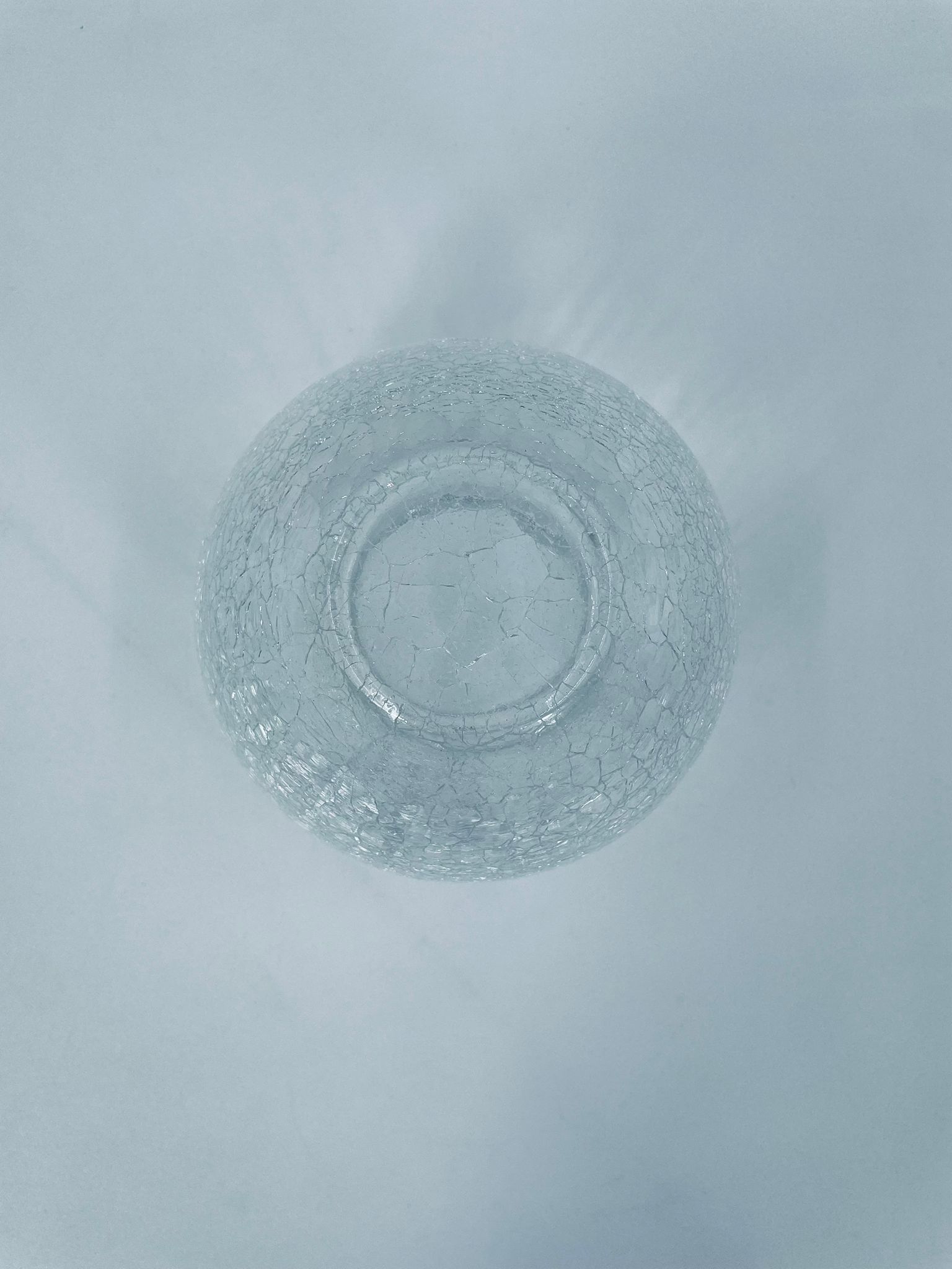 Wazon kulisty kryształowy Vintage - Image 7