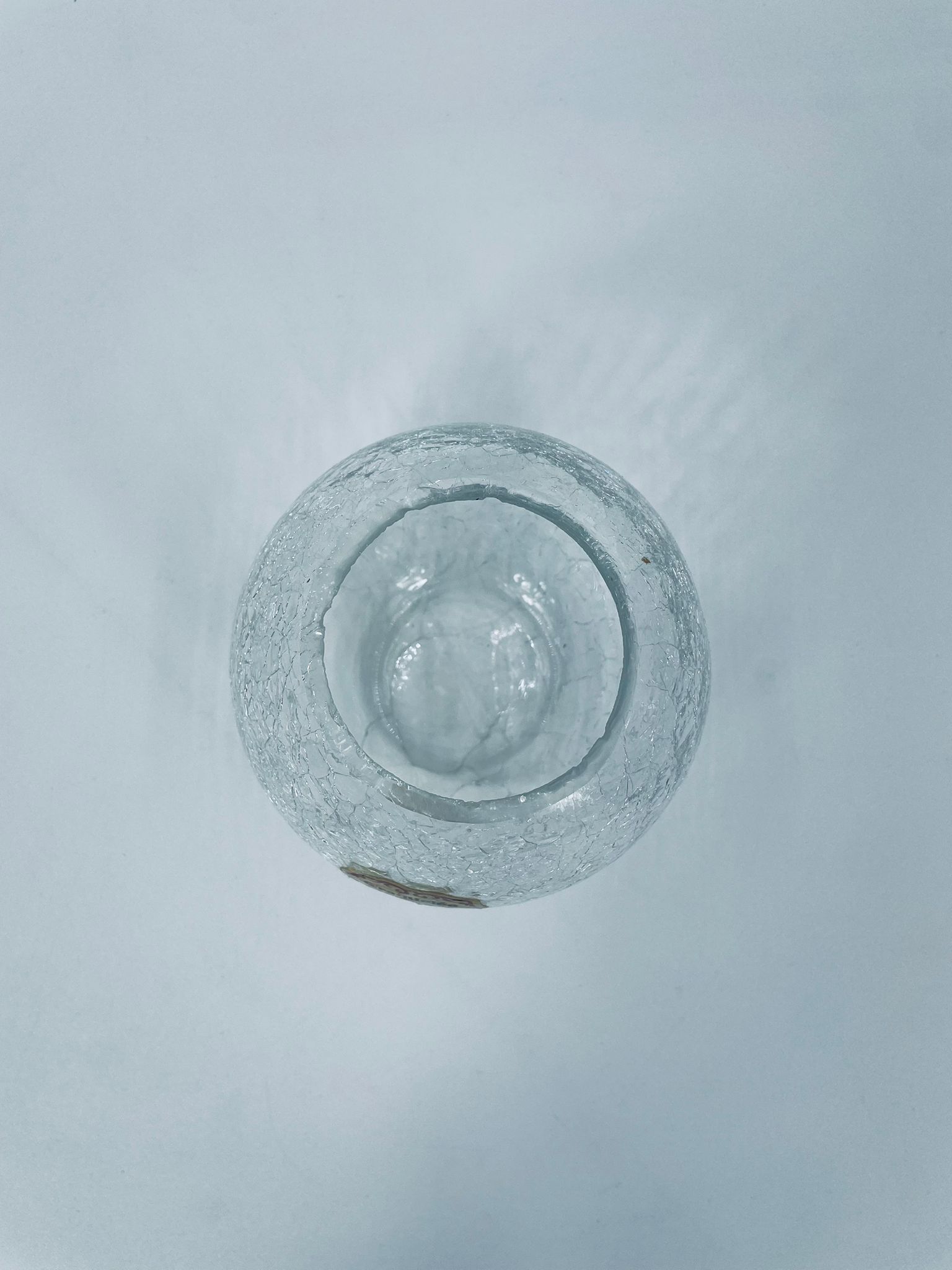 Wazon kulisty kryształowy Vintage - Image 8