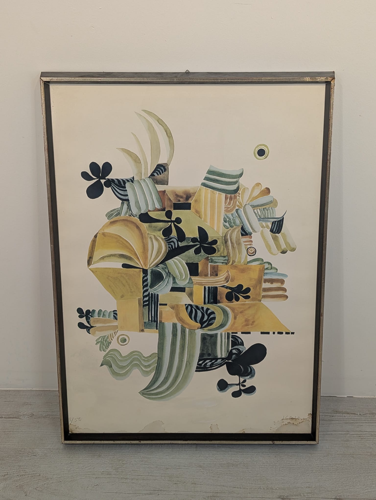 Litografia Alfreda Klosowskiego "Kwitnący w Żółtych Pokojach" - obrazek 2