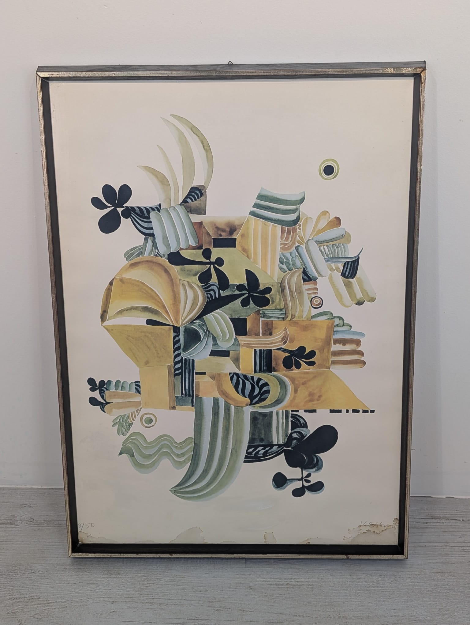 Litografia Alfreda Klosowskiego "Kwitnący w Żółtych Pokojach" - obrazek 3