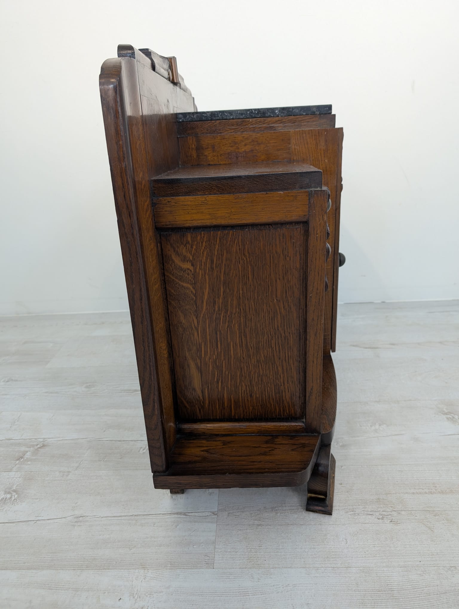 Szafka dębowa secesyjna z marmurem w stylu Art Deco - obrazek 13