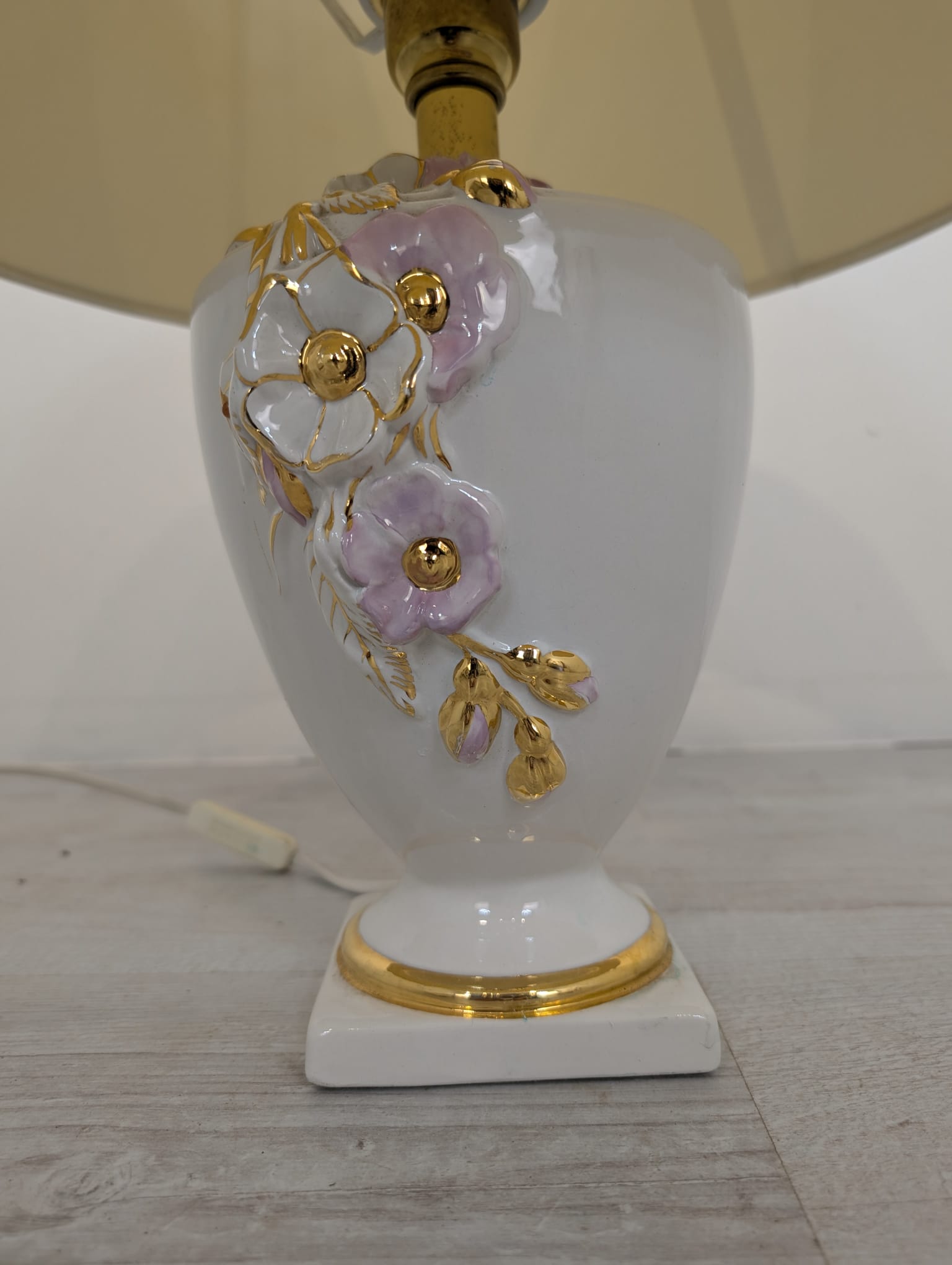 Lampa stołowa ceramiczna z lat 70/80-tych - Image 4