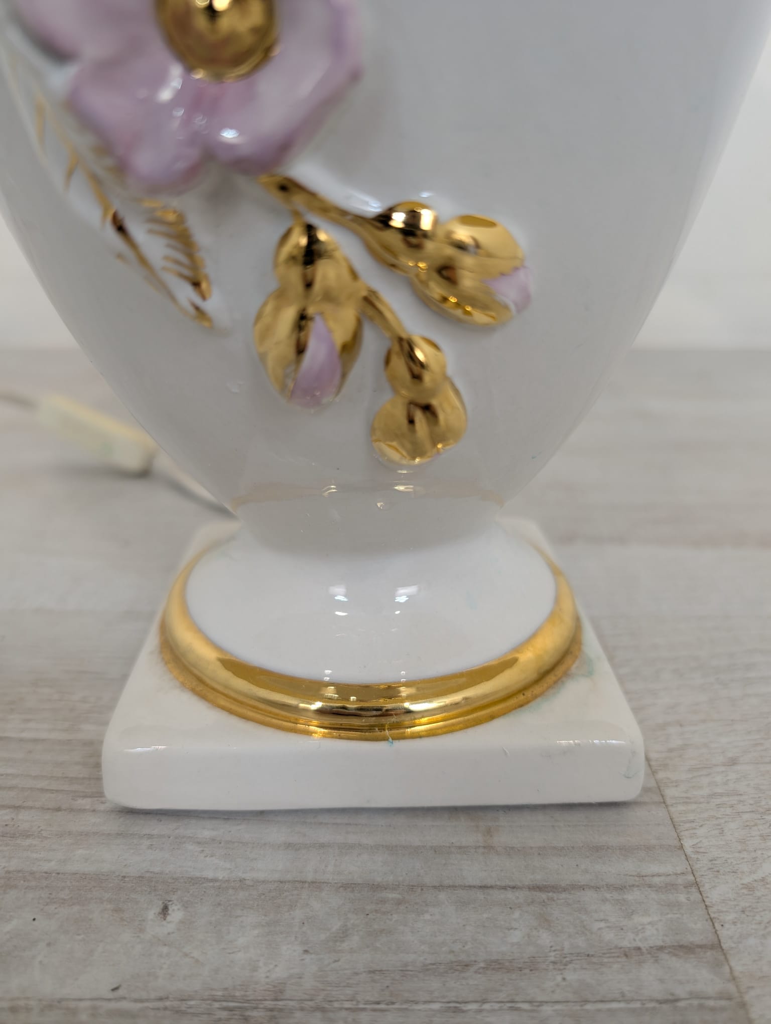 Lampa stołowa ceramiczna z lat 70/80-tych - Image 5