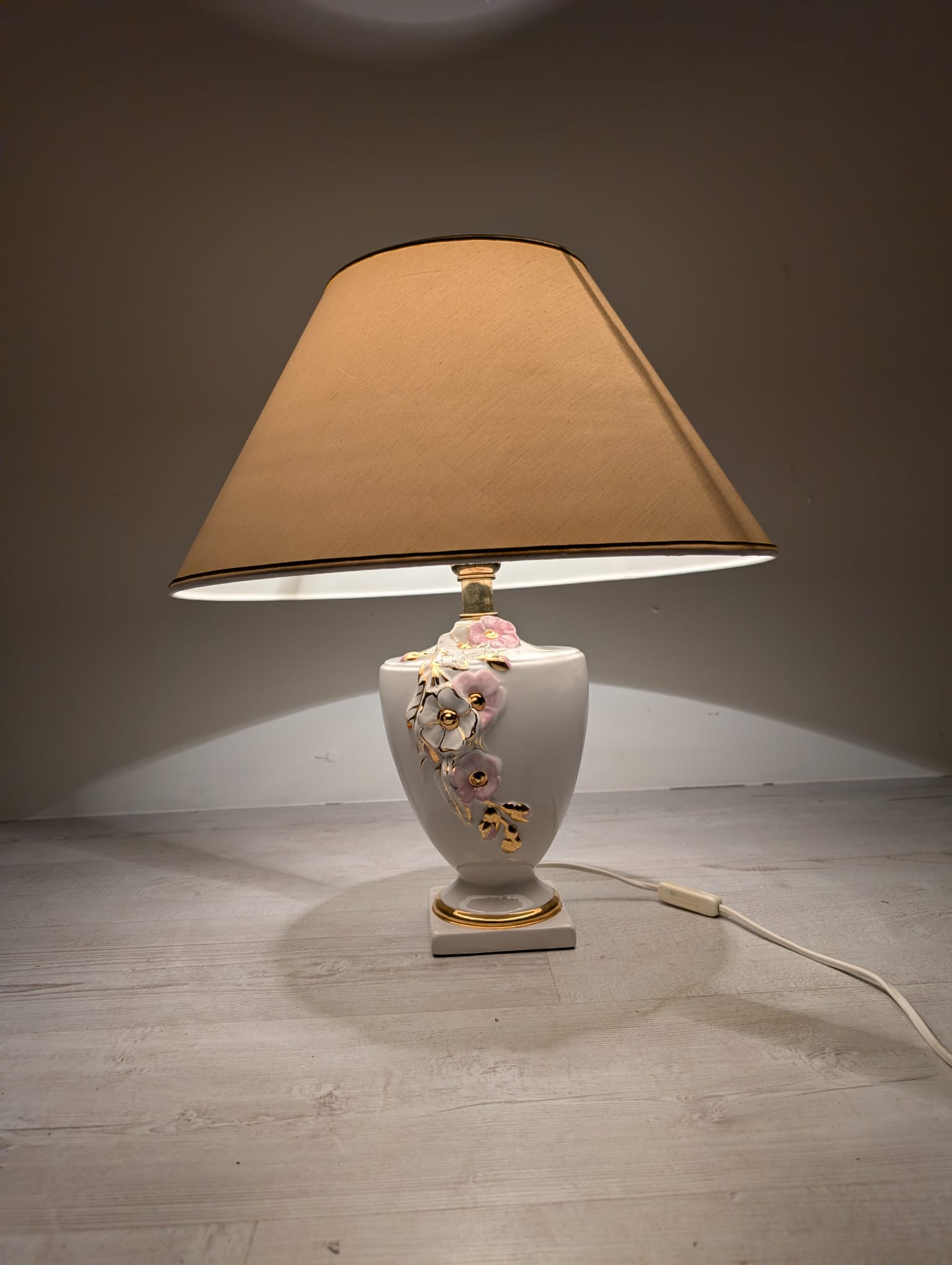 Lampa stołowa ceramiczna z lat 70/80-tych - Image 18