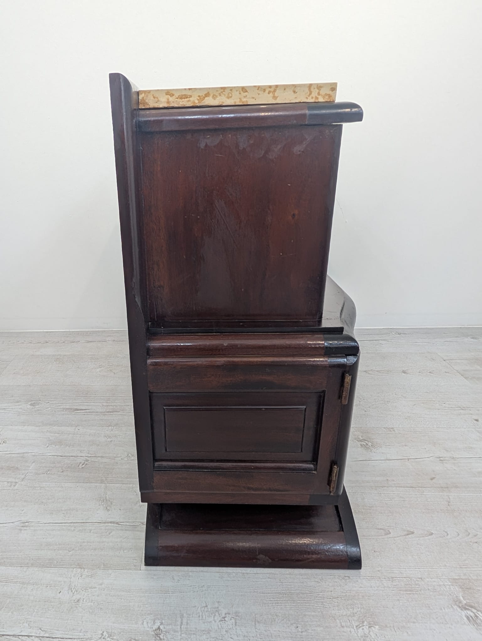 Szafka dębowa secesyjna z marmurem w stylu Art Deco - obrazek 9