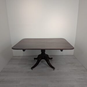 Regency style antique mahogany table with tilting top