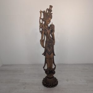 Sculpture, handmade exotic wood figure from Bali