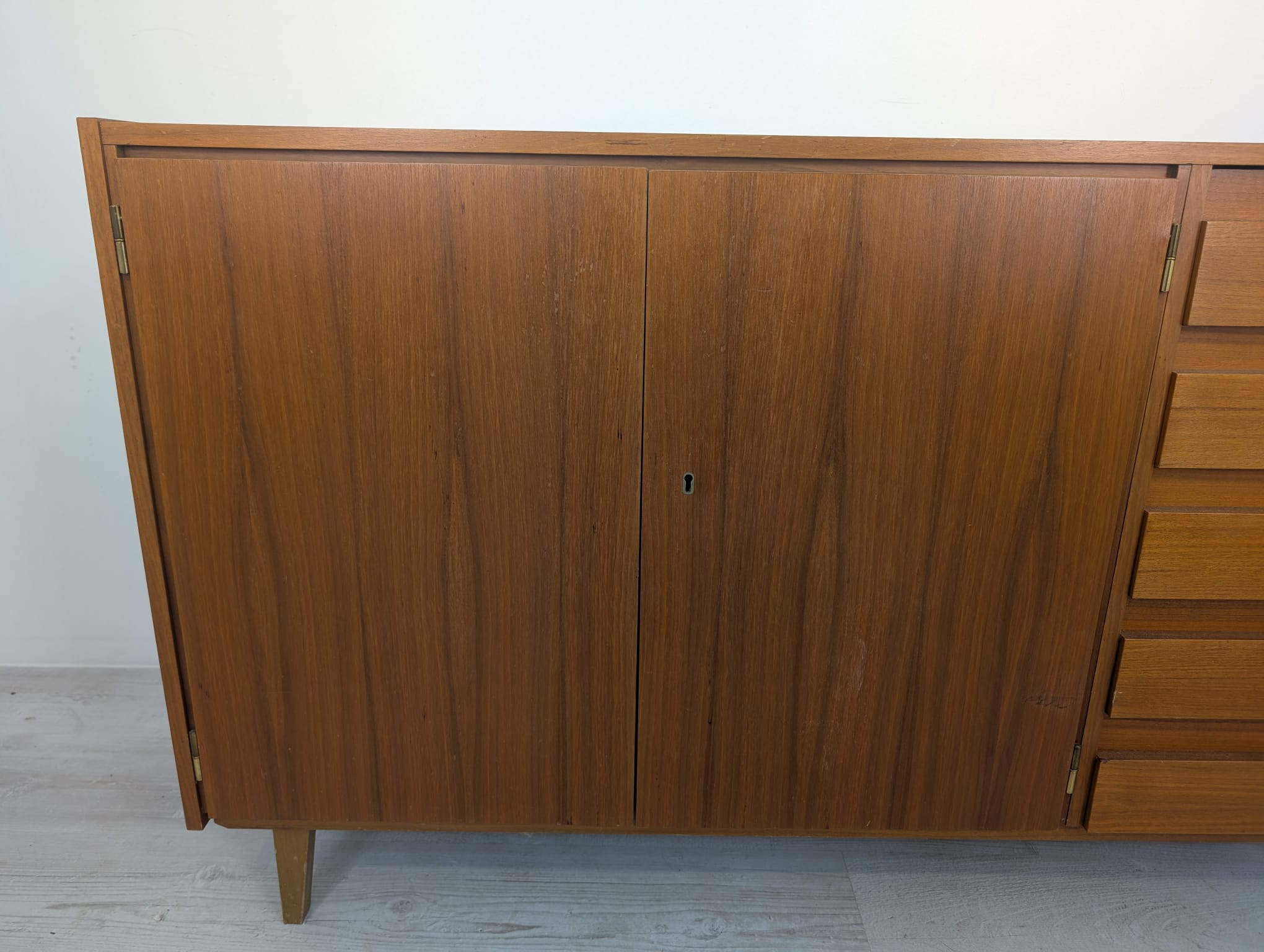 Komoda duża duńska Vintage Sideboard z lat 60/70-tych - Image 6