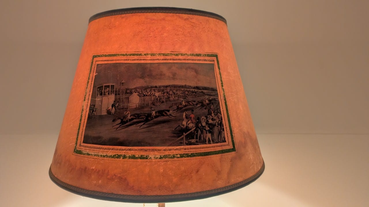 Stylowa lampa podłogowa mosiężna w stylu vintage z lat 50/60-tych - obrazek 16