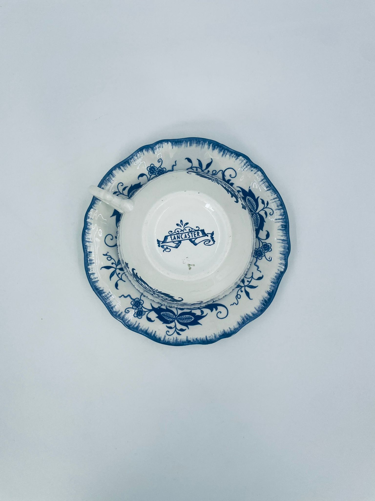 Zestaw śniadaniowy Filiżanka kolekcjonerska Sarreguemines Lancaster - Image 7