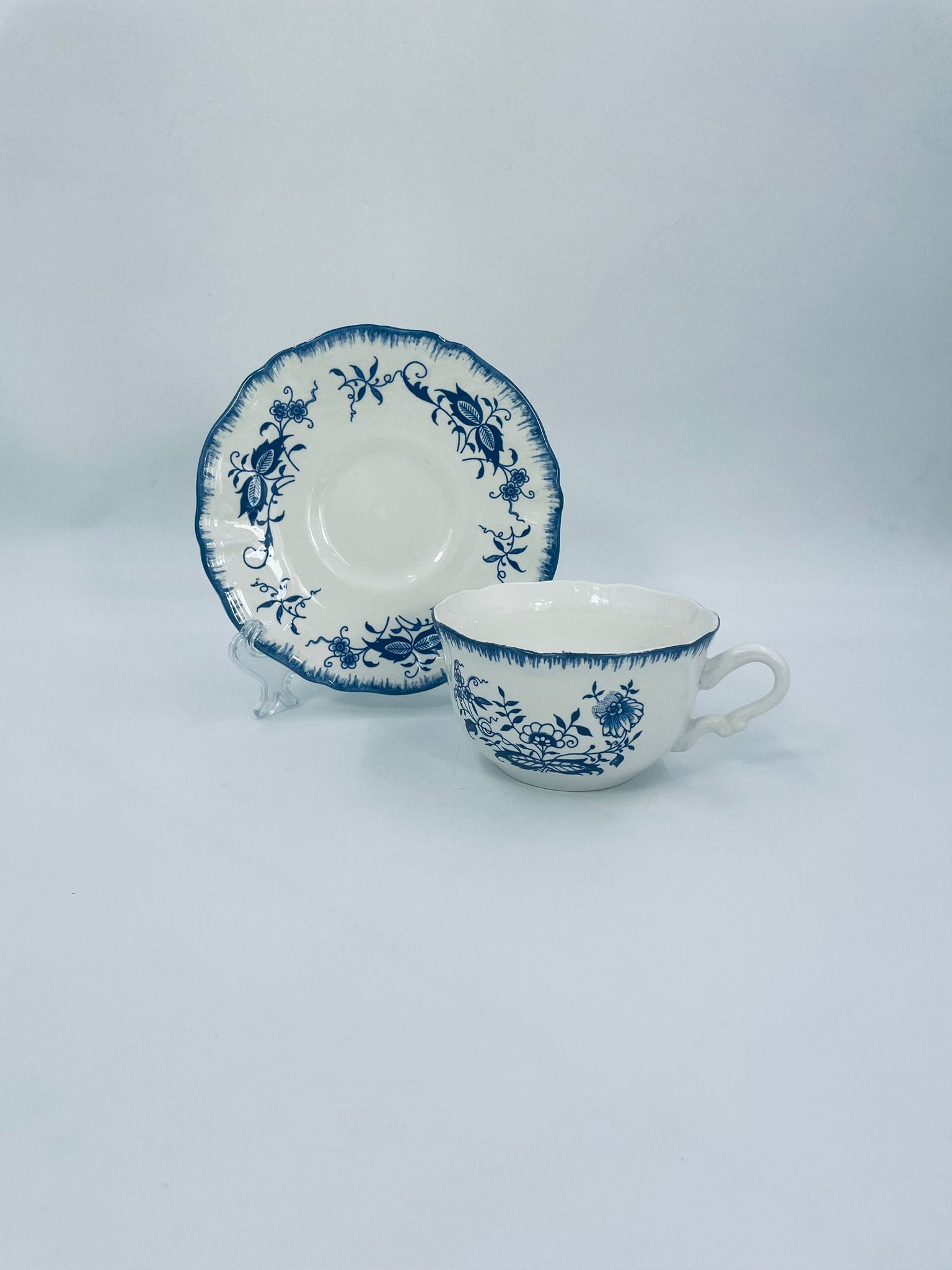 Zestaw śniadaniowy Filiżanka kolekcjonerska Sarreguemines Lancaster - Image 9