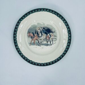 Sarreguemines Fedora decorative plate