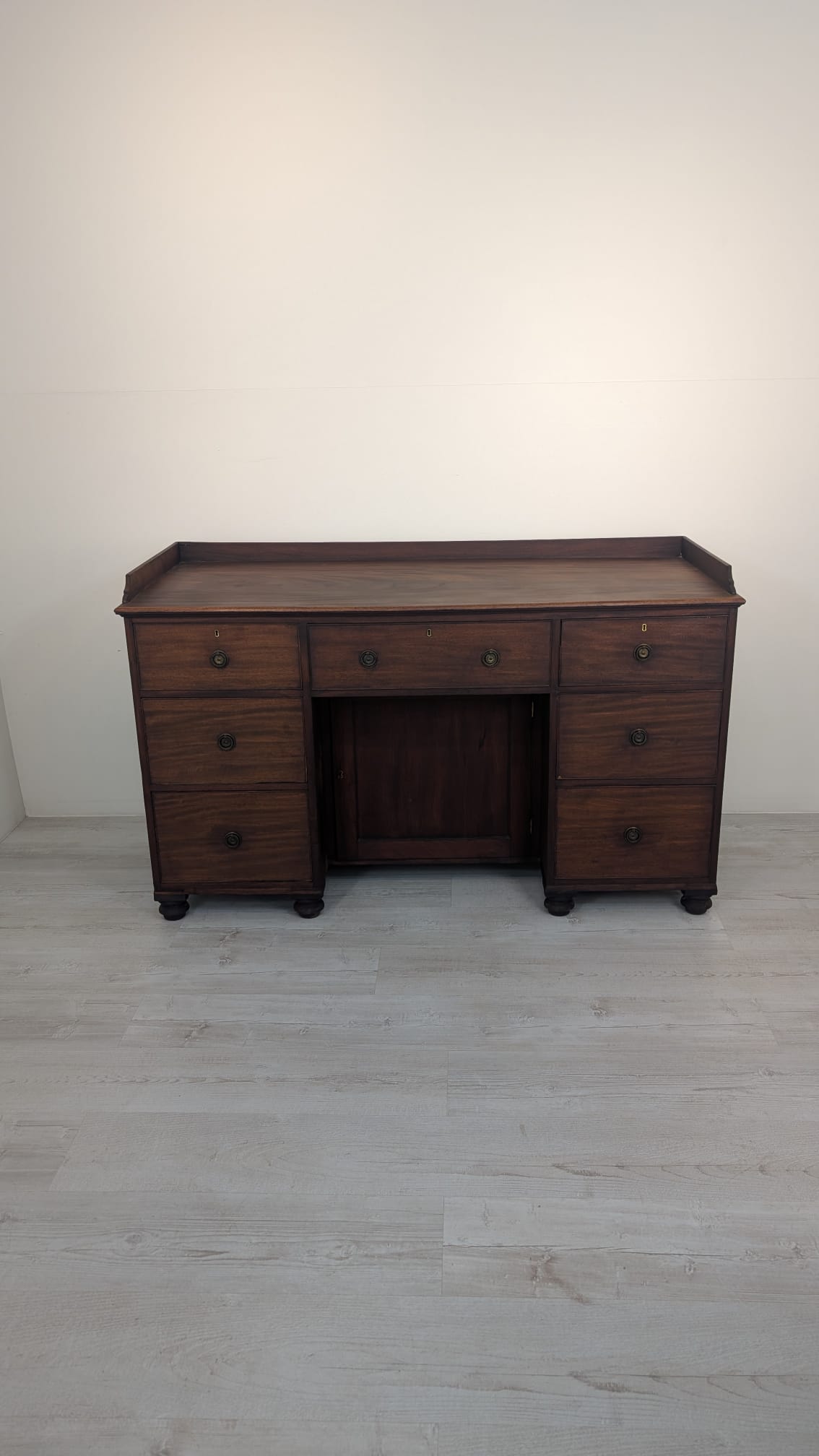 Solid teak desk from the 19th century