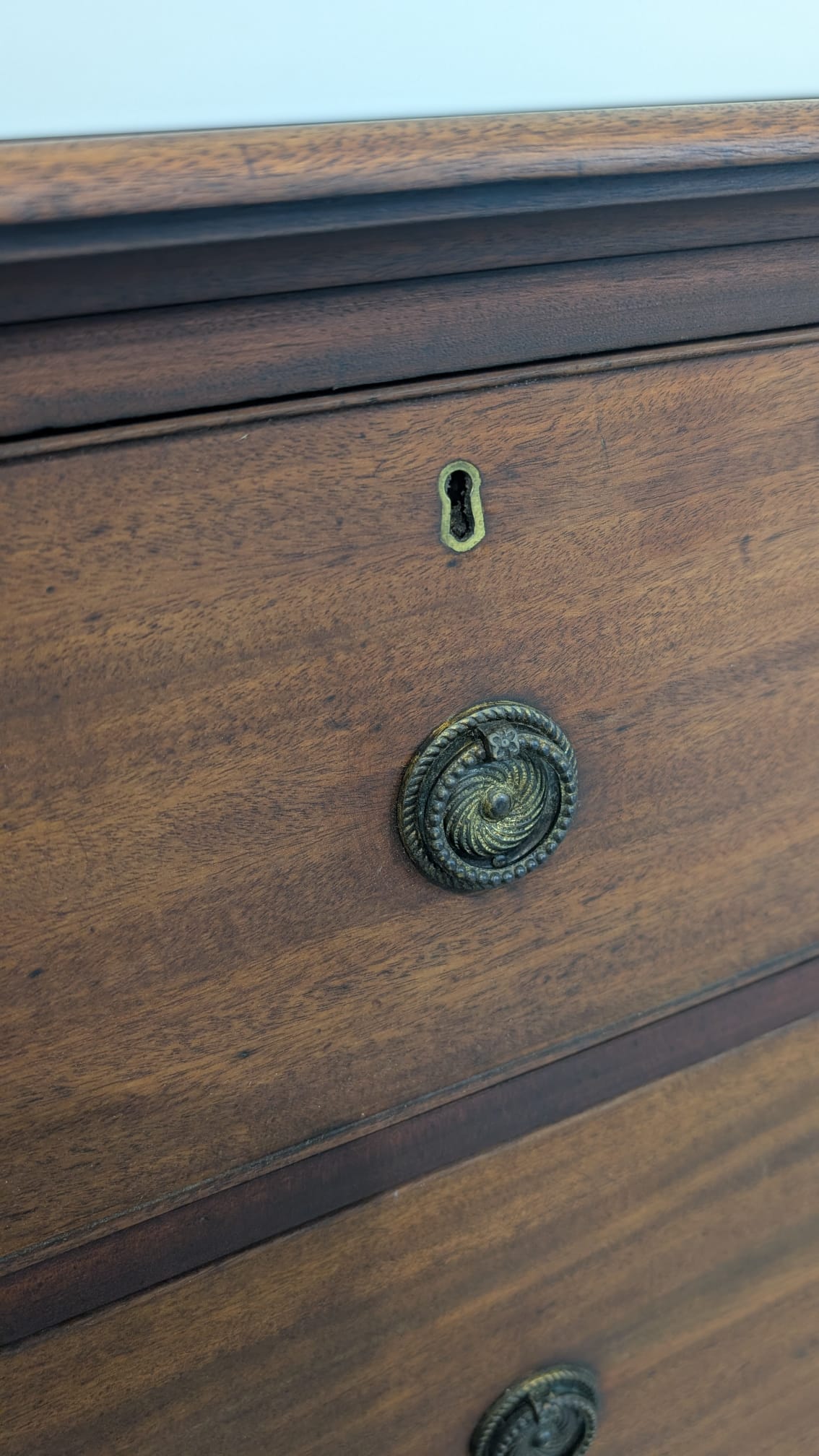 Biurko z litego drewna tekowego z XIX wieku - Image 6