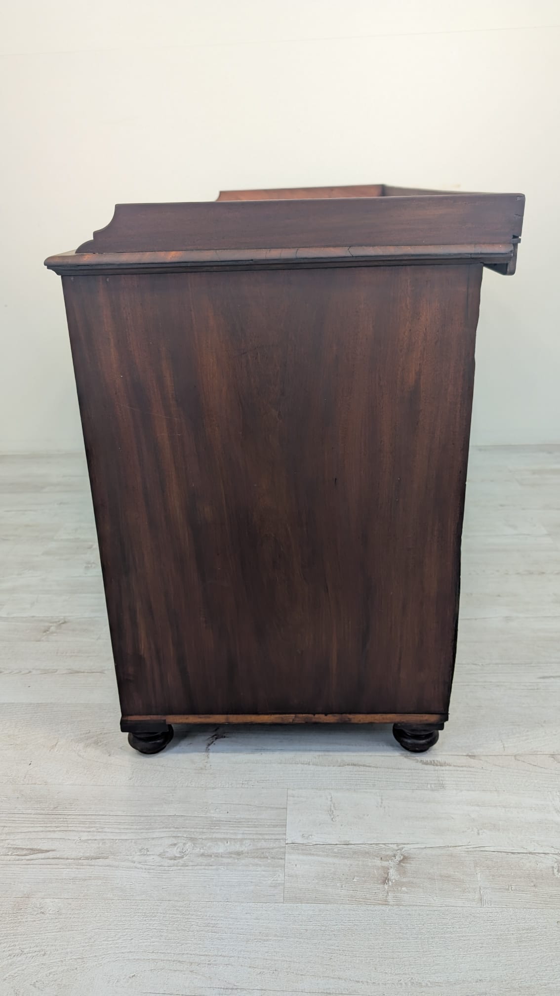 Biurko z litego drewna tekowego z XIX wieku - Image 13