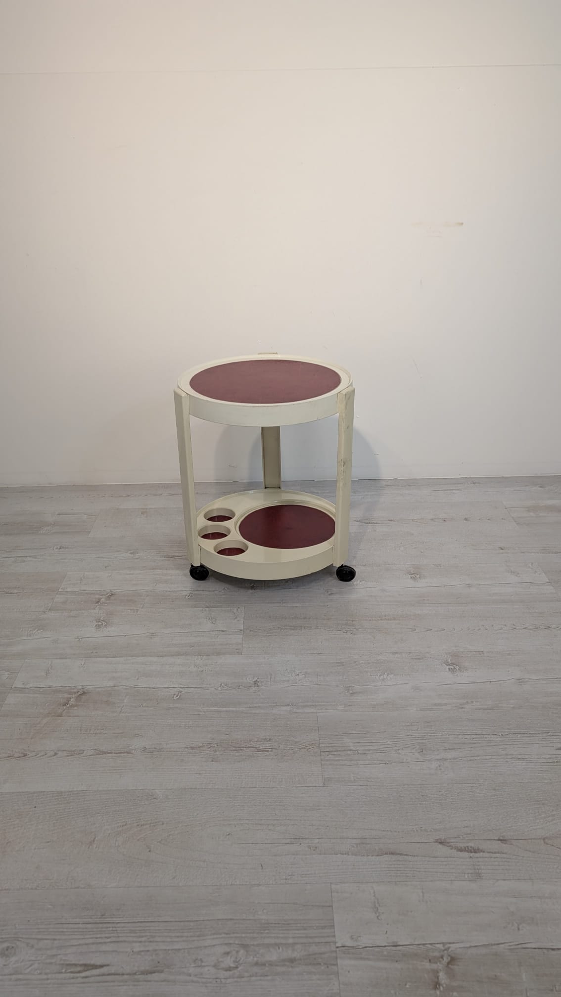 Mobilny stolik barowy mid-century proj. Luigi Massoni z lat 70-tych - Image 5