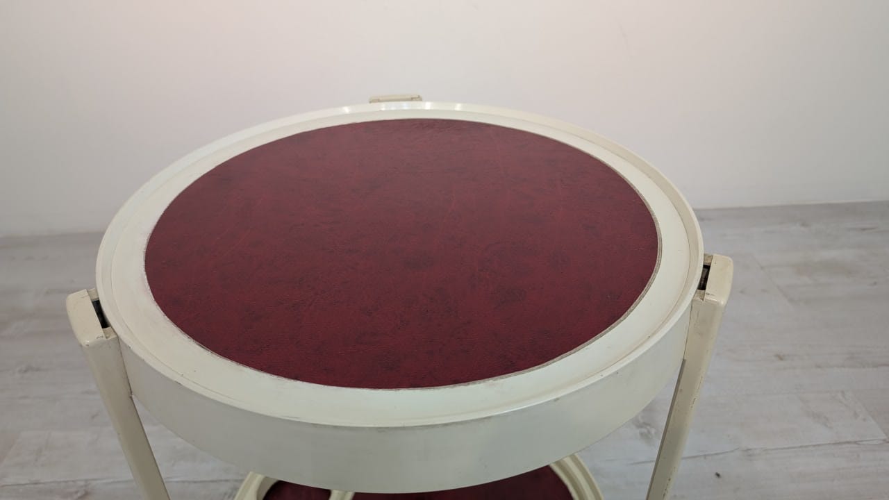 Mobilny stolik barowy mid-century proj. Luigi Massoni z lat 70-tych - Image 9