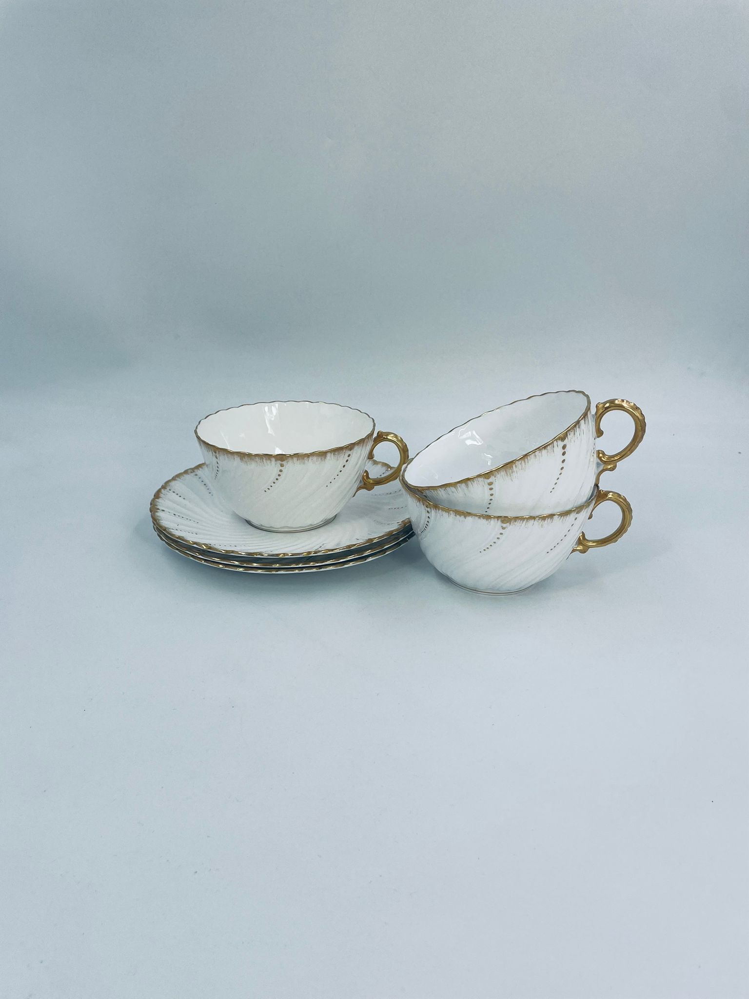 Zestaw śniadaniowy Filiżanka kolekcjonerska porcelanowa Sarreguemines - Image 3