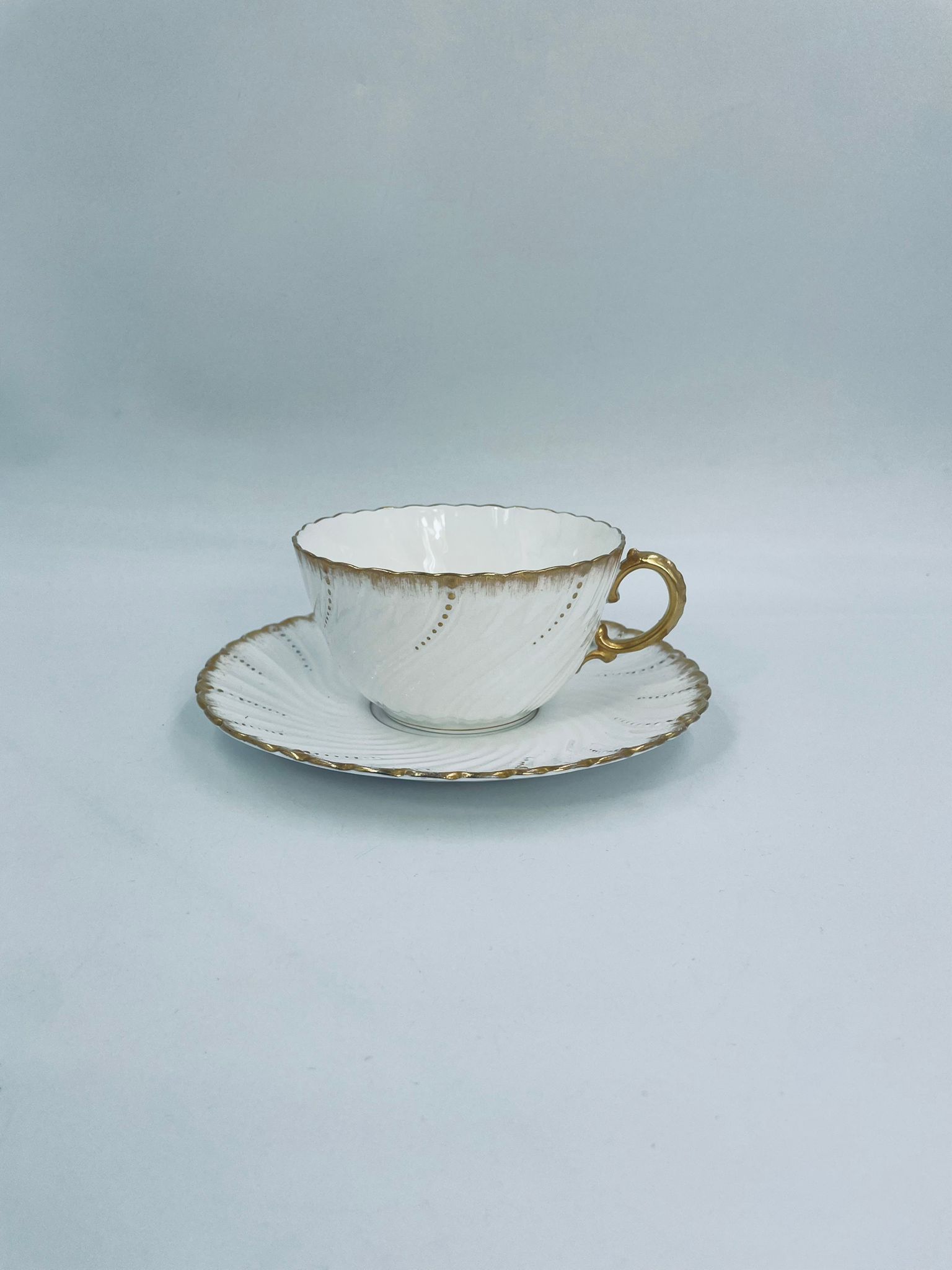 Zestaw śniadaniowy Filiżanka kolekcjonerska porcelanowa Sarreguemines - Image 4