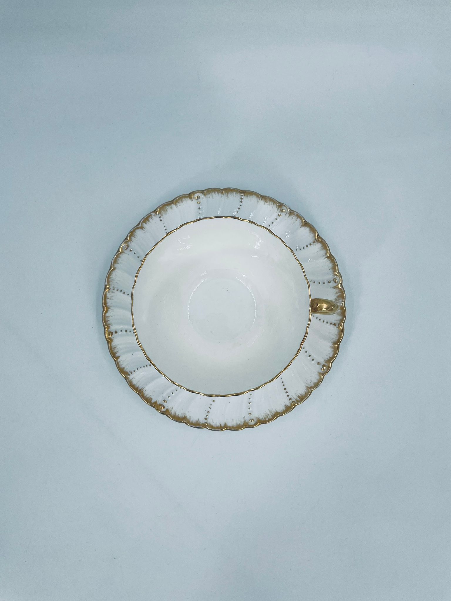 Zestaw śniadaniowy Filiżanka kolekcjonerska porcelanowa Sarreguemines - Image 12