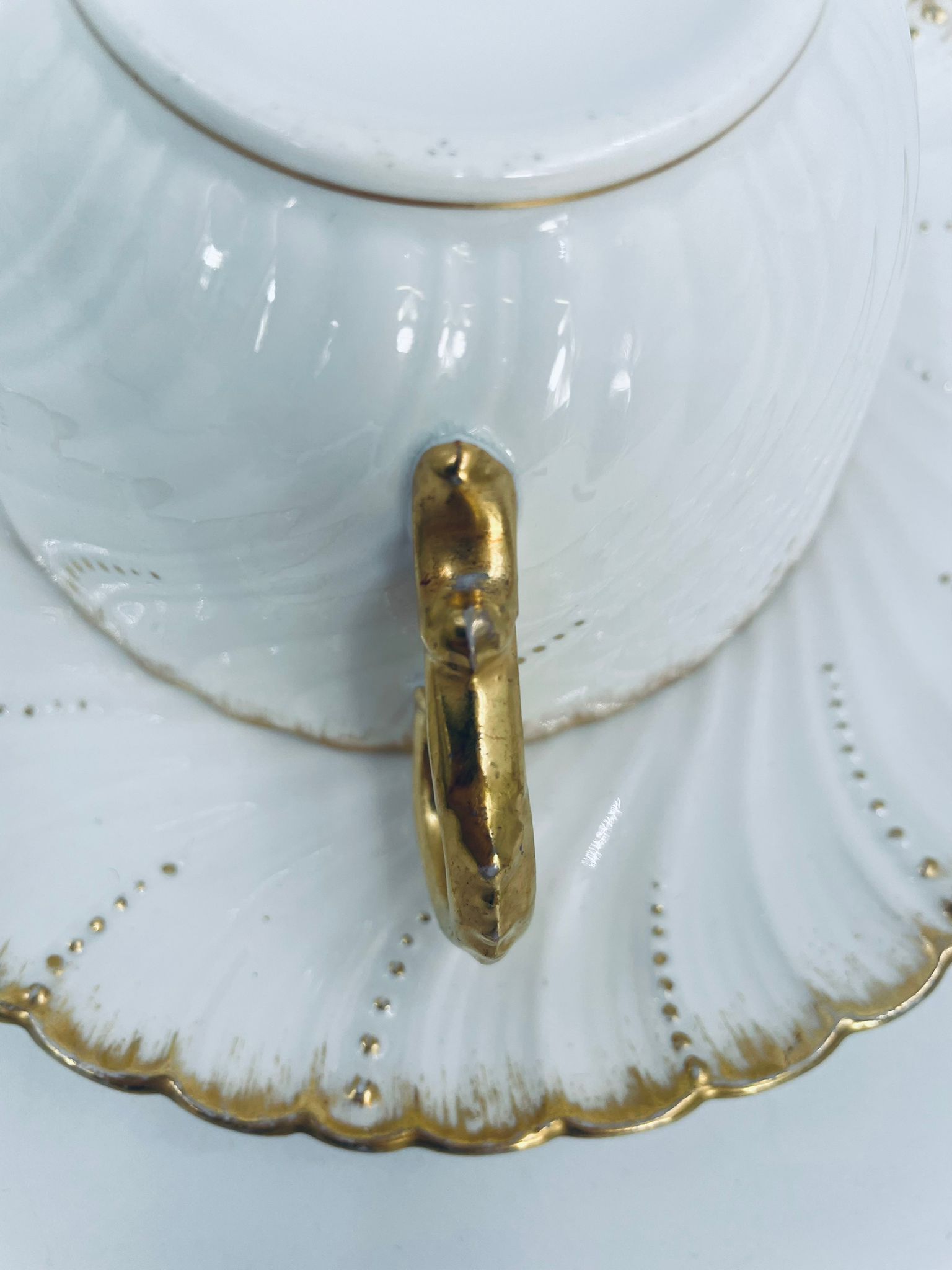 Zestaw śniadaniowy Filiżanka kolekcjonerska porcelanowa Sarreguemines - Image 8