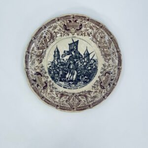 Sarreguemines antique collector's plate