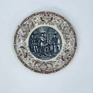 Sarreguemines antique collector's plate