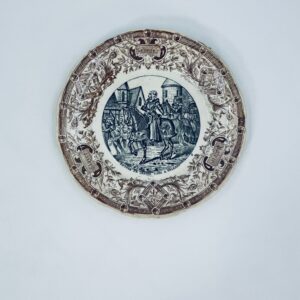 Sarreguemines antique collector's plate