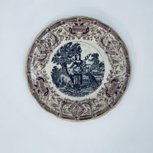Sarreguemines antique collector's plate
