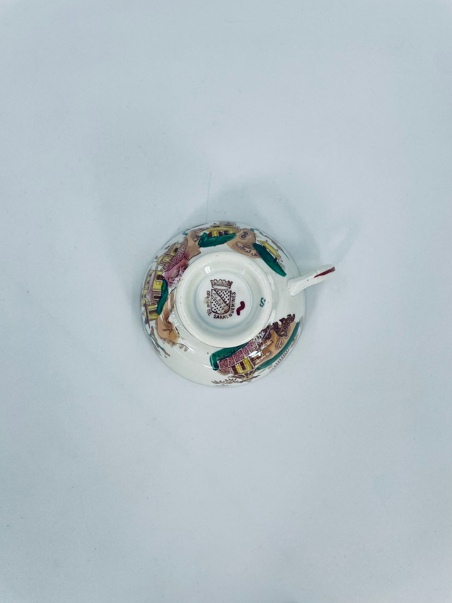 Filiżanka kolekcjonerska, antyczna Sarreguemines - obrazek 9