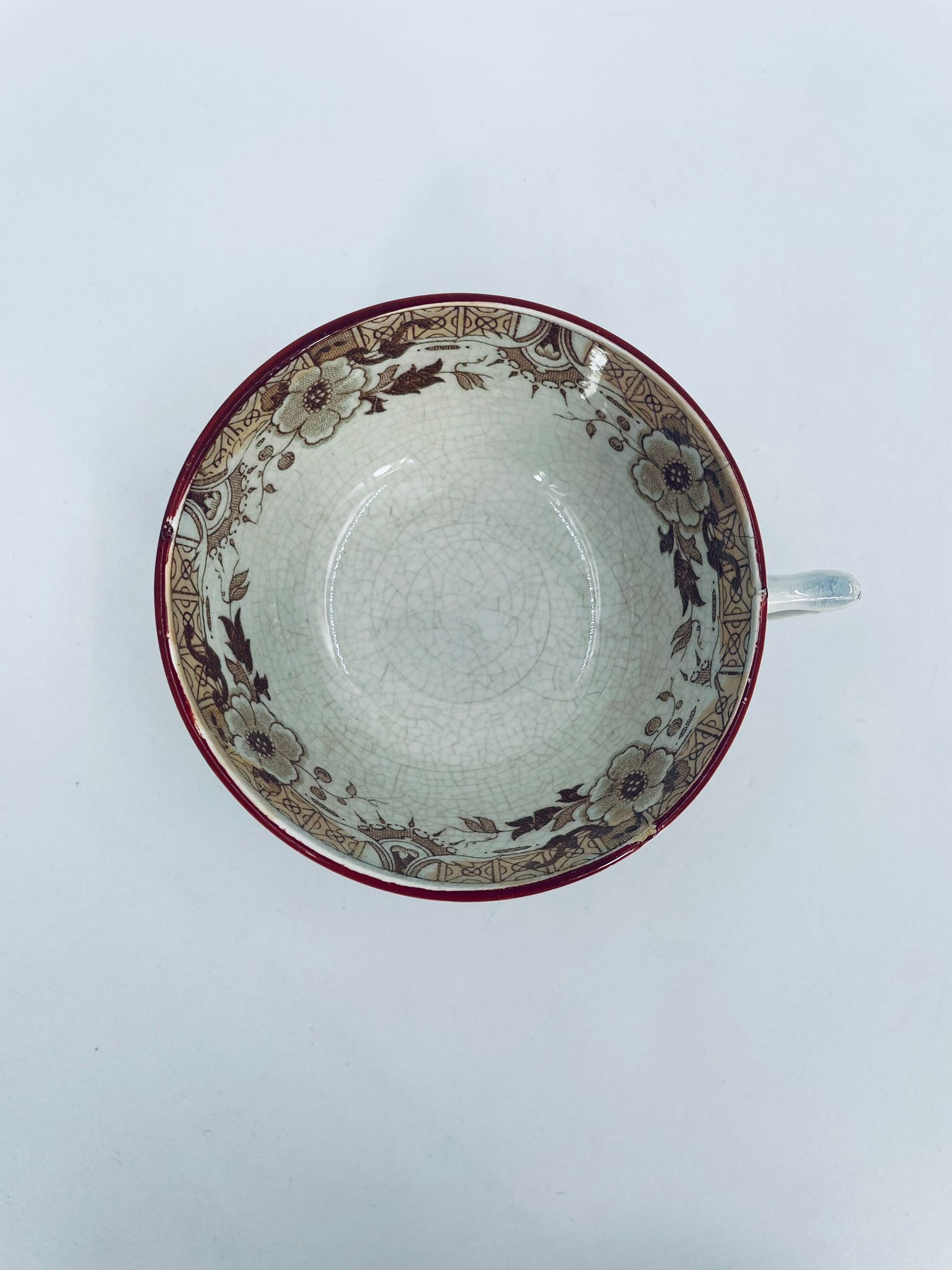 Filiżanka kolekcjonerska, antyczna Sarreguemines - obrazek 7