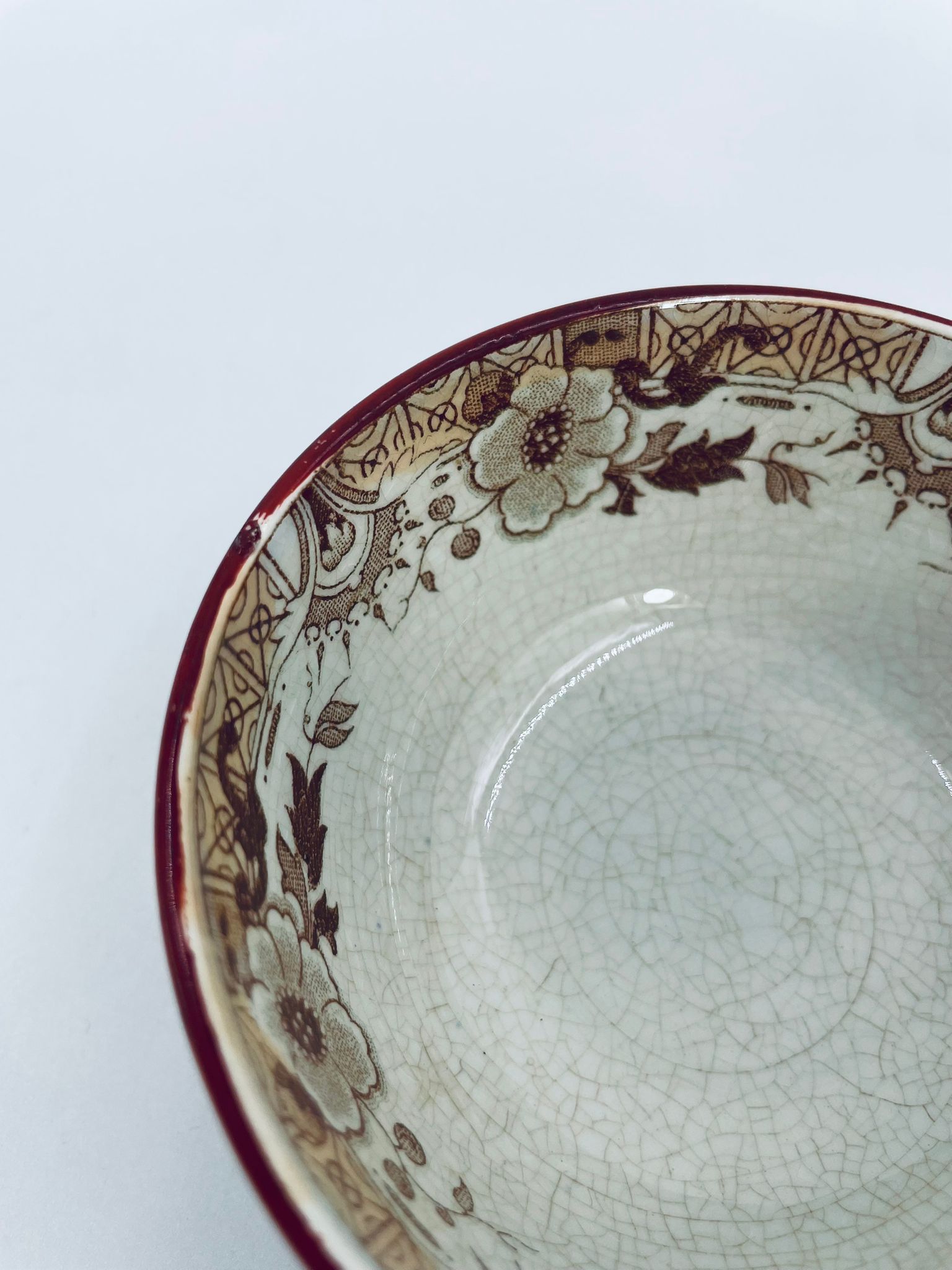 Filiżanka kolekcjonerska, antyczna Sarreguemines - obrazek 6