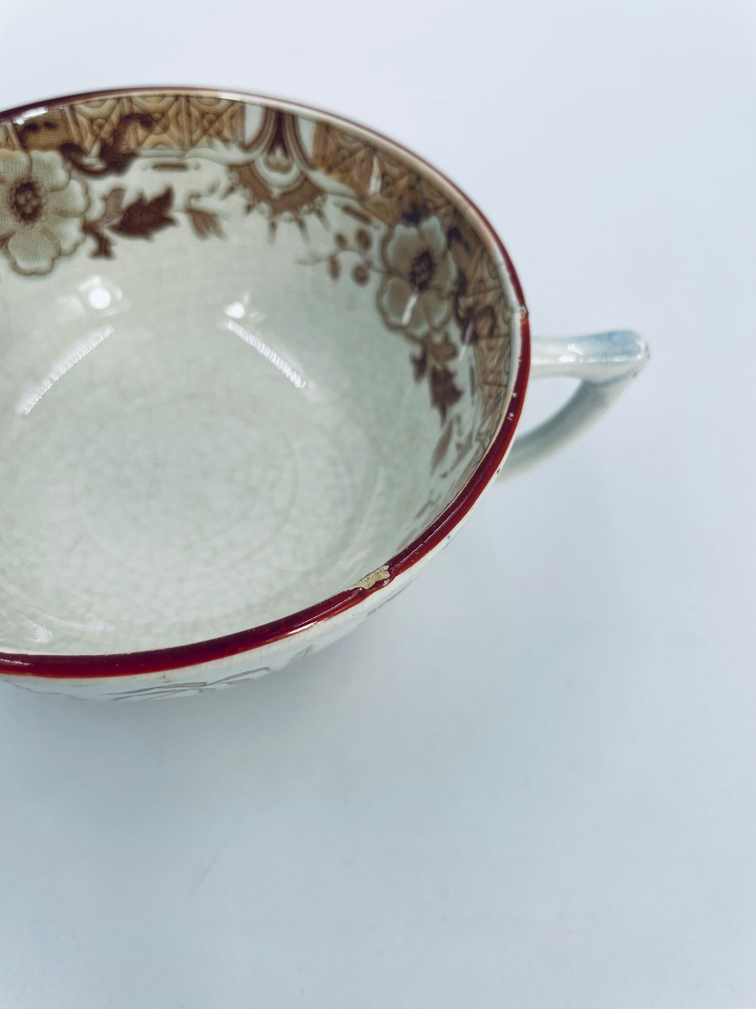 Filiżanka kolekcjonerska, antyczna Sarreguemines - obrazek 5