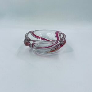 Vintage 1970s decorative crystal bowl