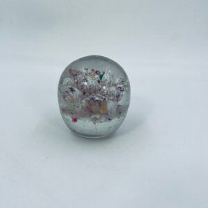 Vintage glass paperweight