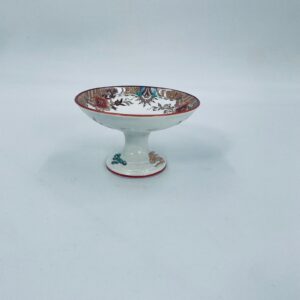 Legged bowl, platter Opaque Sarreguemines