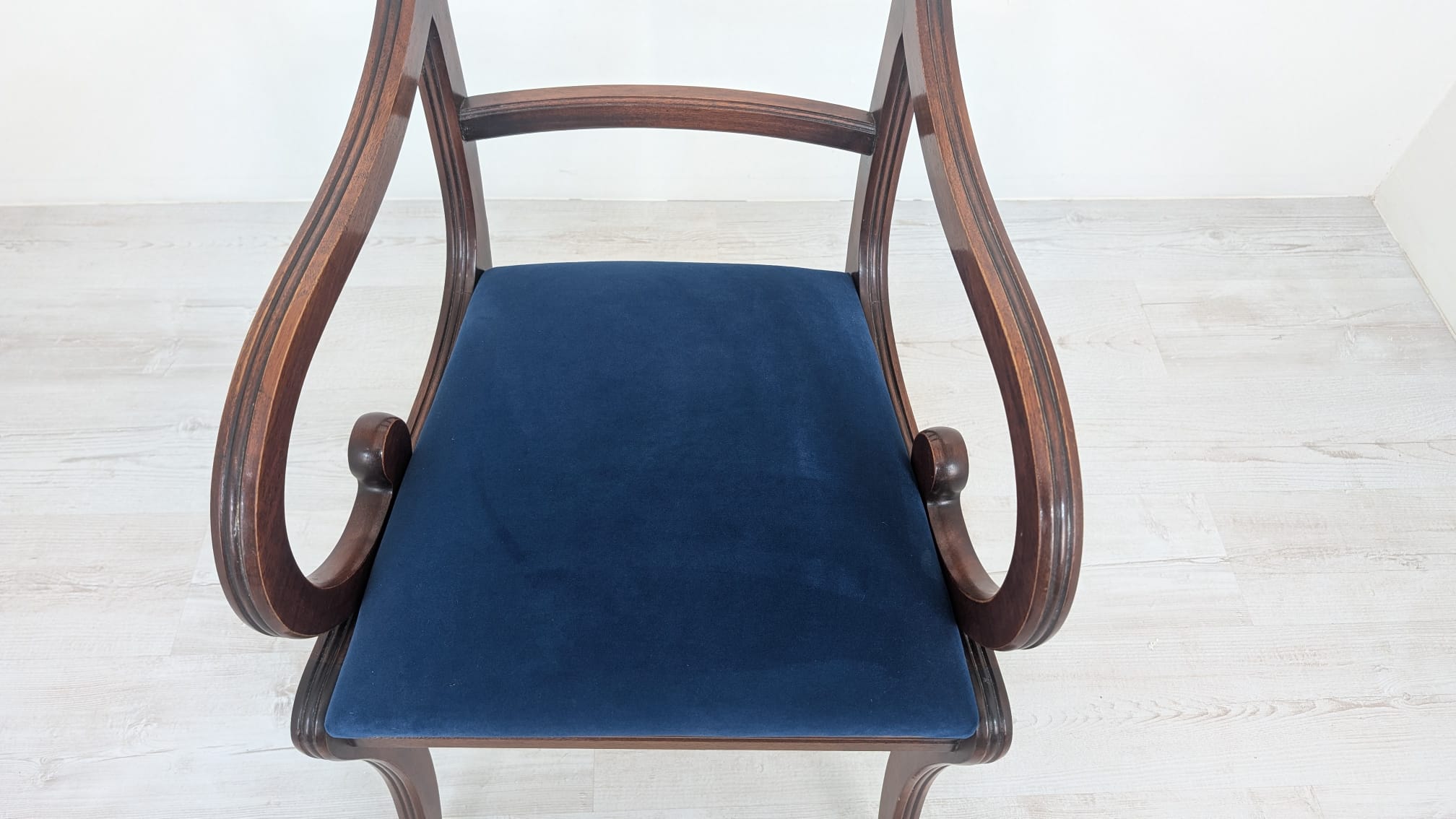 Krzesło w mahoniu w stylu Biedermajer - obrazek 5