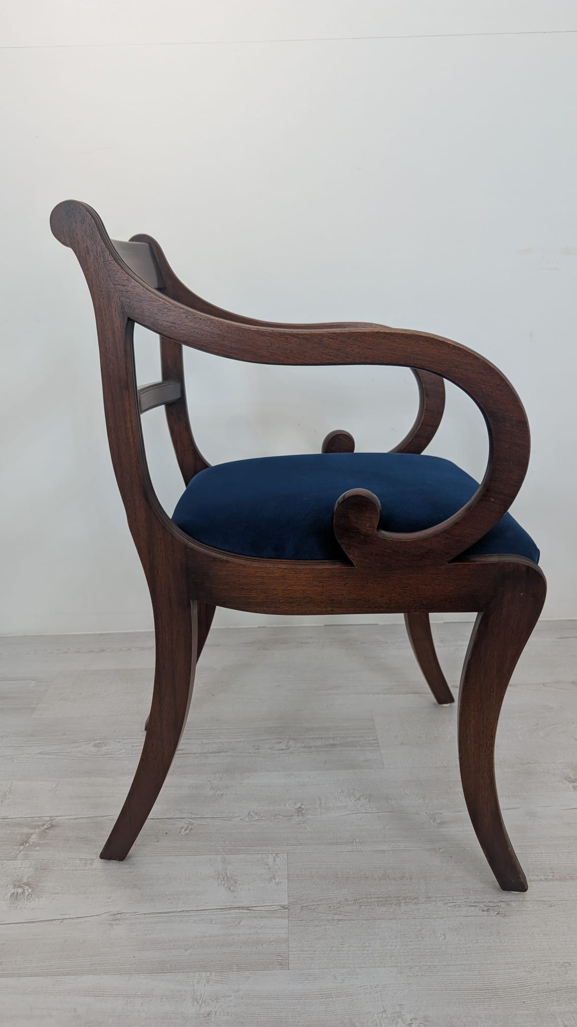 Krzesło w mahoniu w stylu Biedermajer - obrazek 8