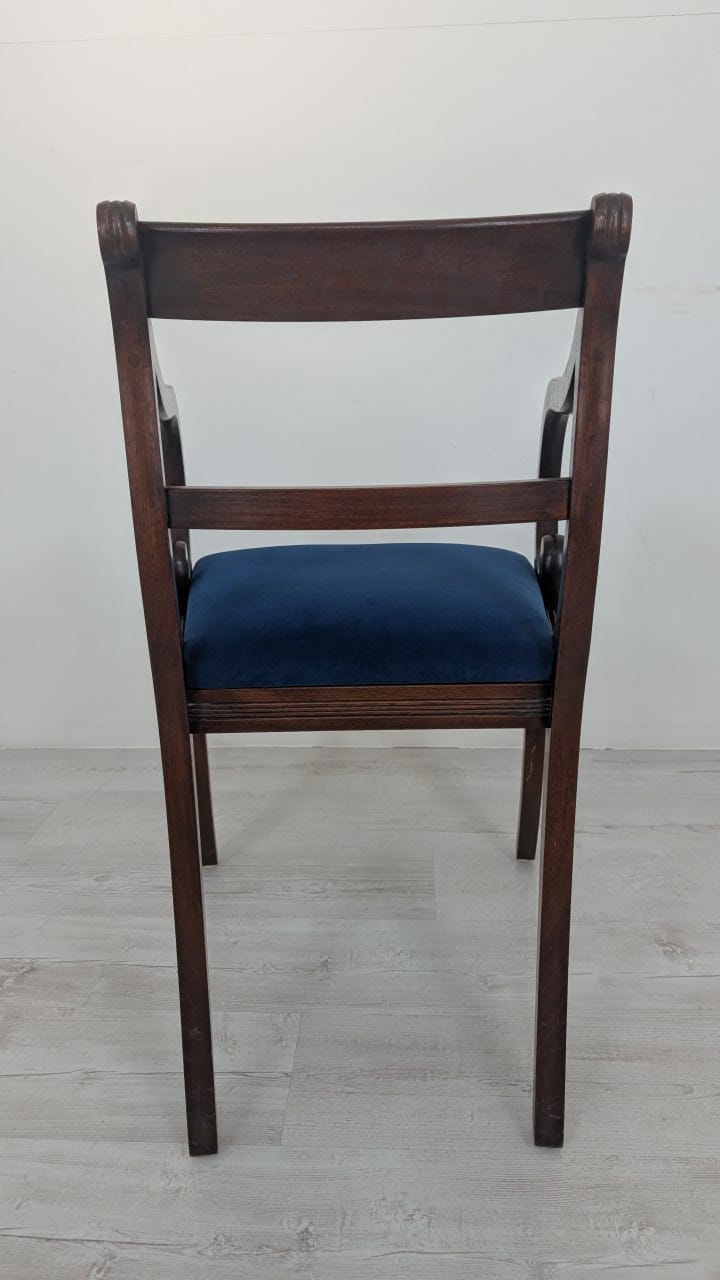 Krzesło w mahoniu w stylu Biedermajer - obrazek 9