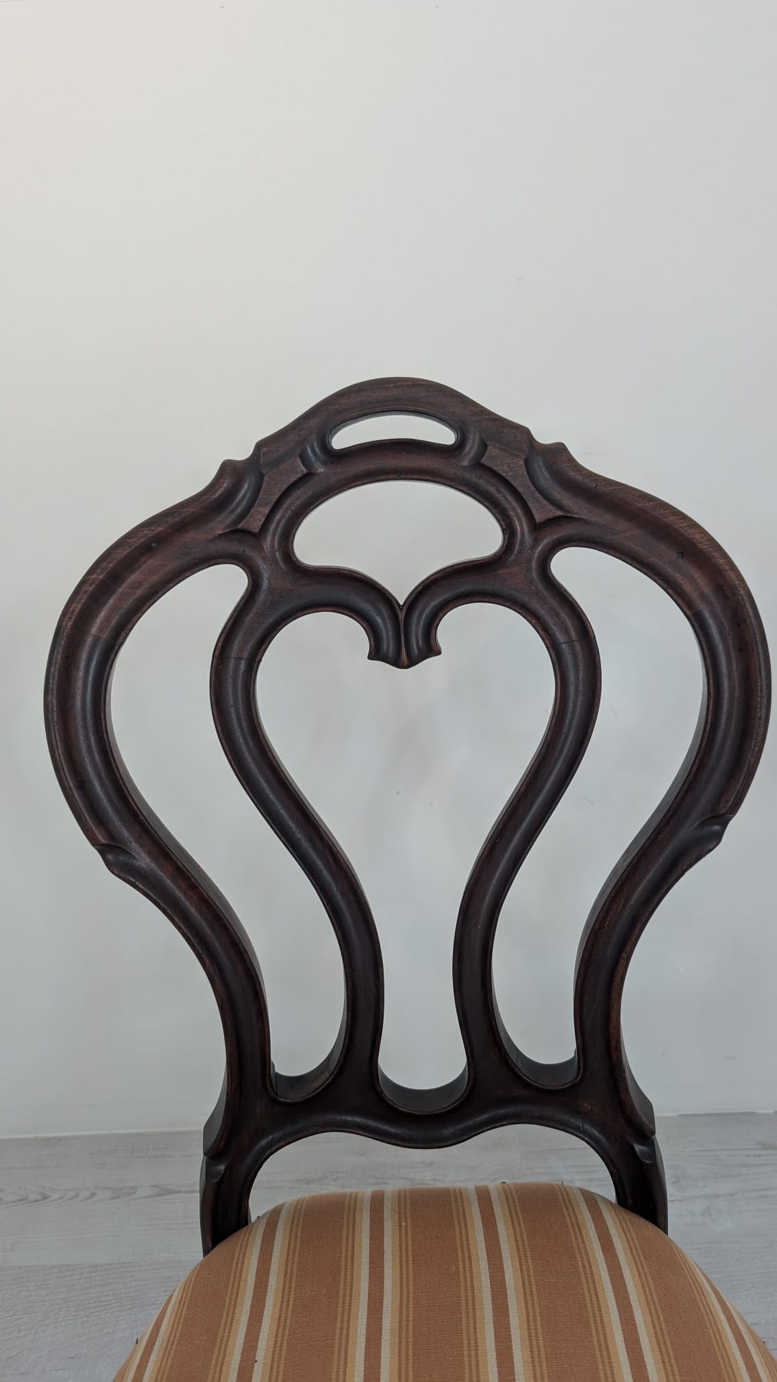 Krzesło w mahoniu Ludwik Philip z przełomu XIX/XX wieku na sprężynach - Image 5