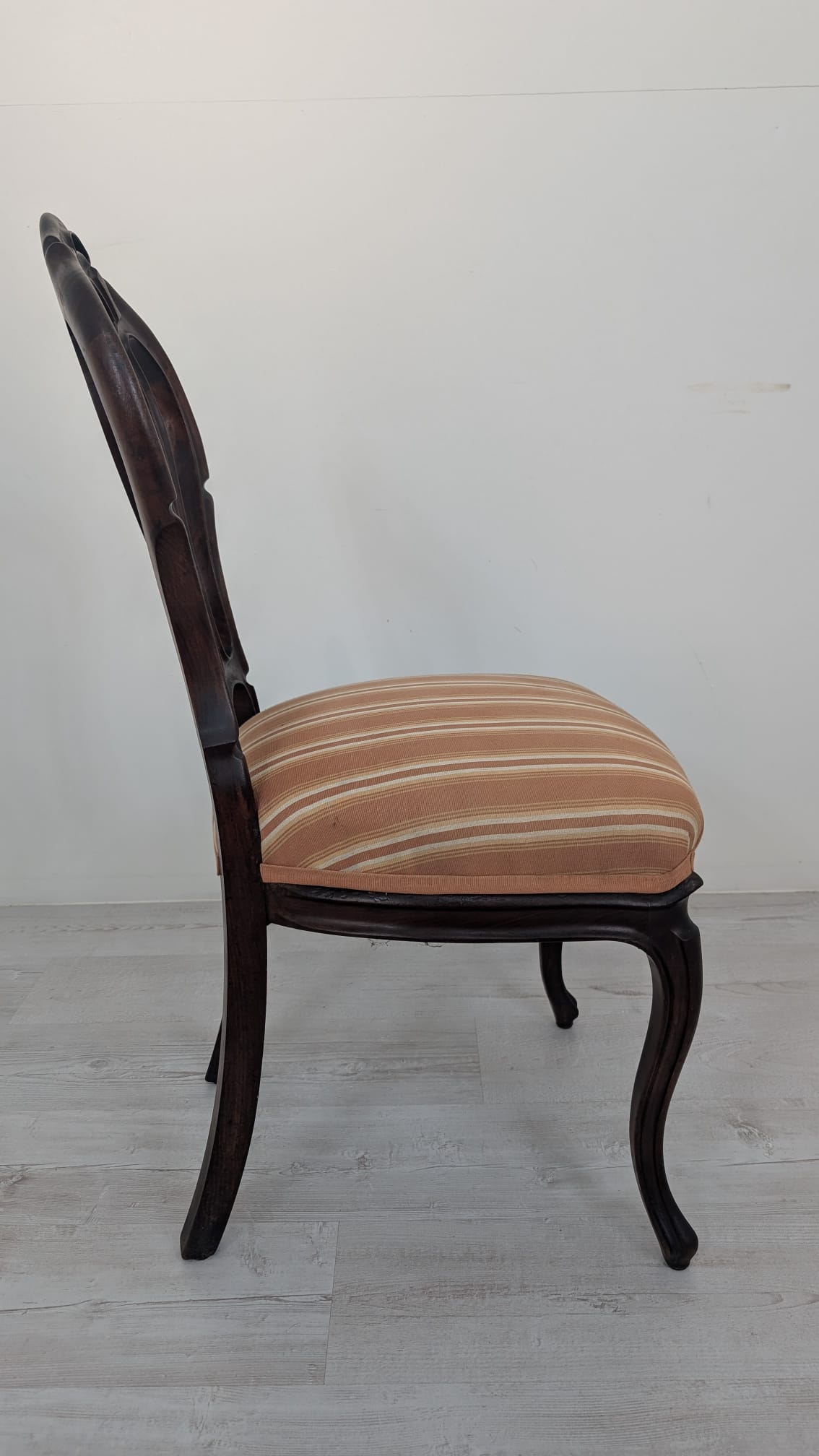 Krzesło w mahoniu Ludwik Philip z przełomu XIX/XX wieku na sprężynach - Image 8