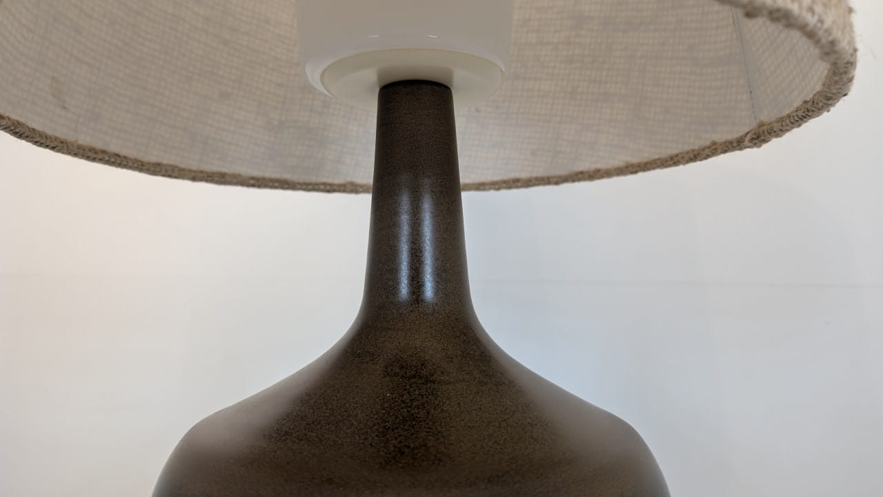 Lampa stołowa brązowa ROSENTHAL Niemcy lata 60/70-te - obrazek 4