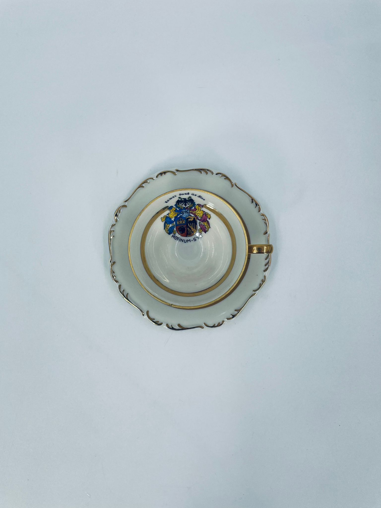 Zestaw śniadaniowy Filiżanka kolekcjonerska porcelanowa Wolf Kueps - Image 4