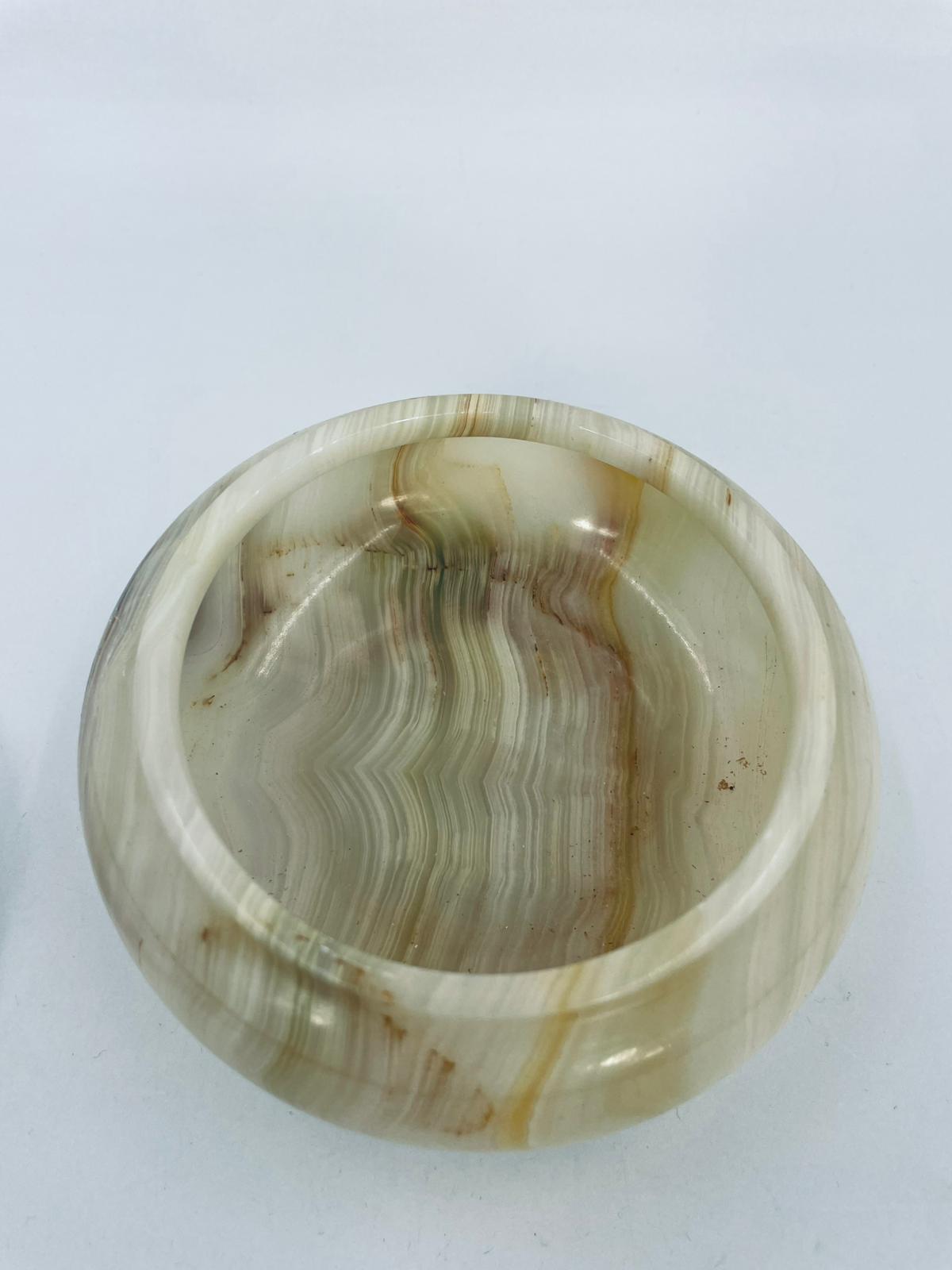 Bombonierka, puzderko z onyksu Vintage - obrazek 5