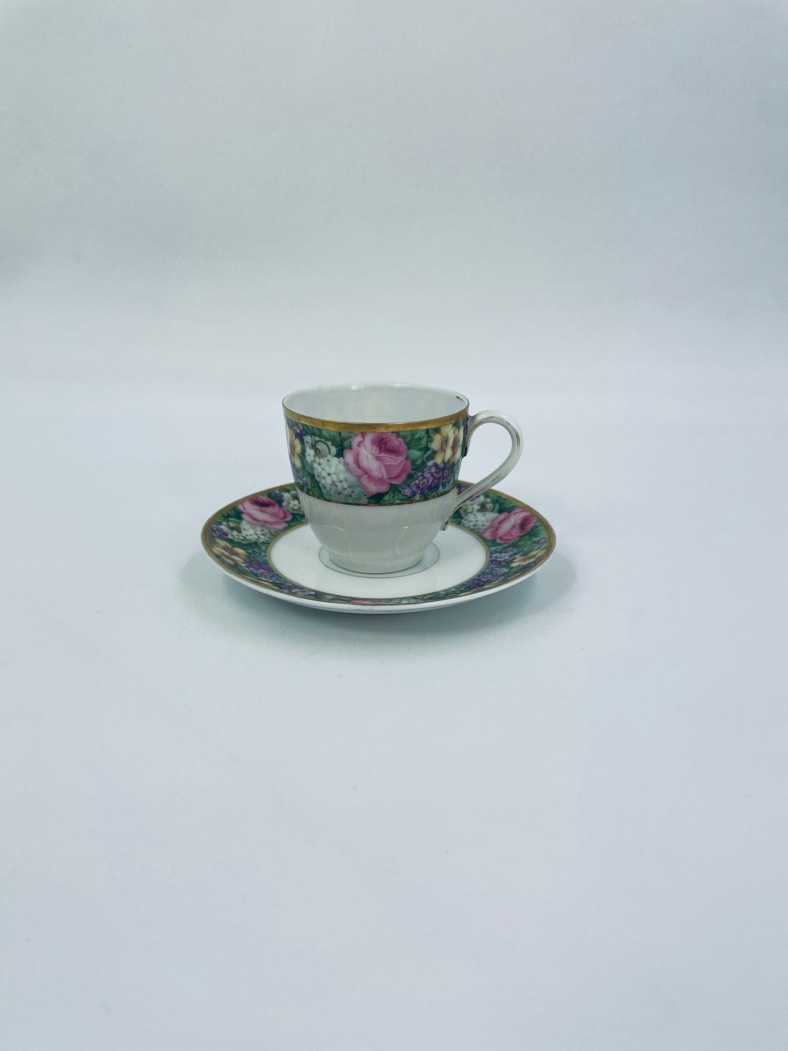 Zestaw śniadaniowy Filiżanka kolekcjonerska przedwojenna Jaeger&Co Bavaria - Image 3